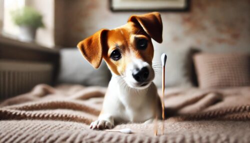 cane evita il cotton fioc